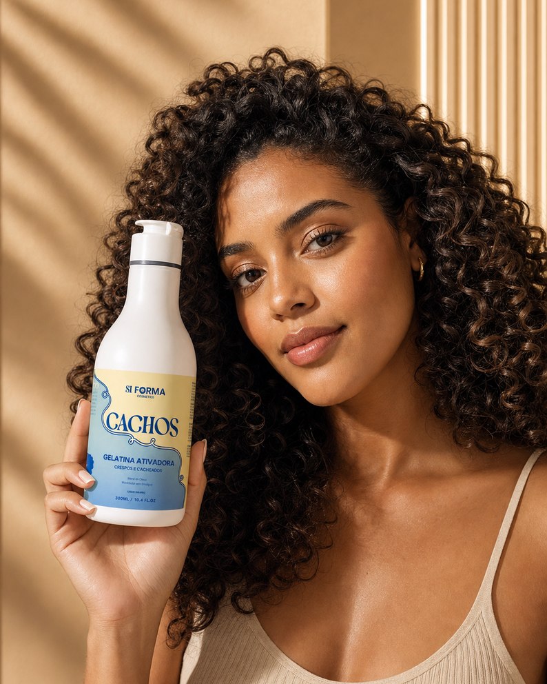 Gelatina Modeladora De Cachos Definição Curvas 2Abc 3Abc 4Abc 300ml
