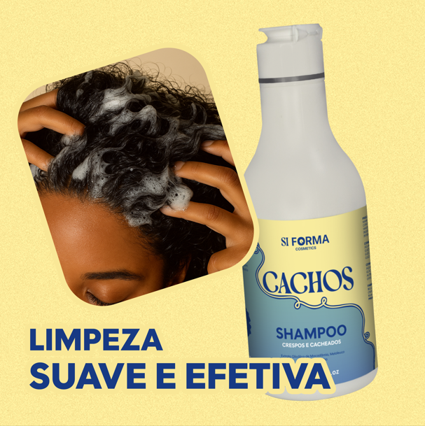 Shampoo Cachos Tratamento Dia a Dia Sem Sal 2Abc 3Abc 4Abc 300ml