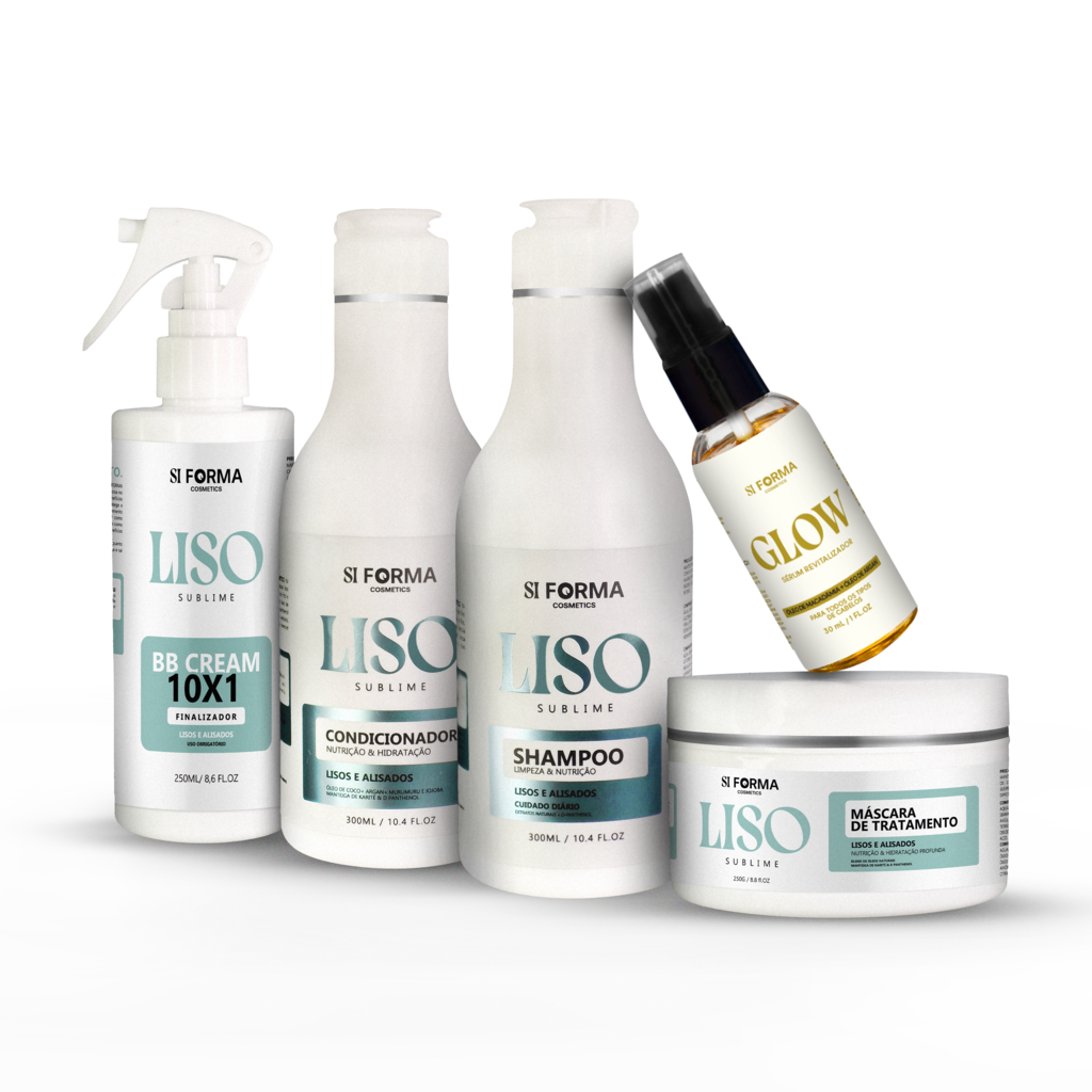 KIT Lisos Sublime + Sérum Revitalizador 5 produtos