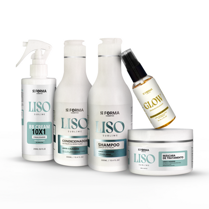 KIT Lisos Sublime + Sérum Revitalizador 5 produtos
