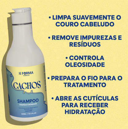 Cachos definidos, sem frizz e com brilho já na primeira aplicação!