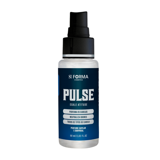 Perfume Capilar e Corporal Pulse Todos Os Tipos De Cabelo Unissex 60 ml