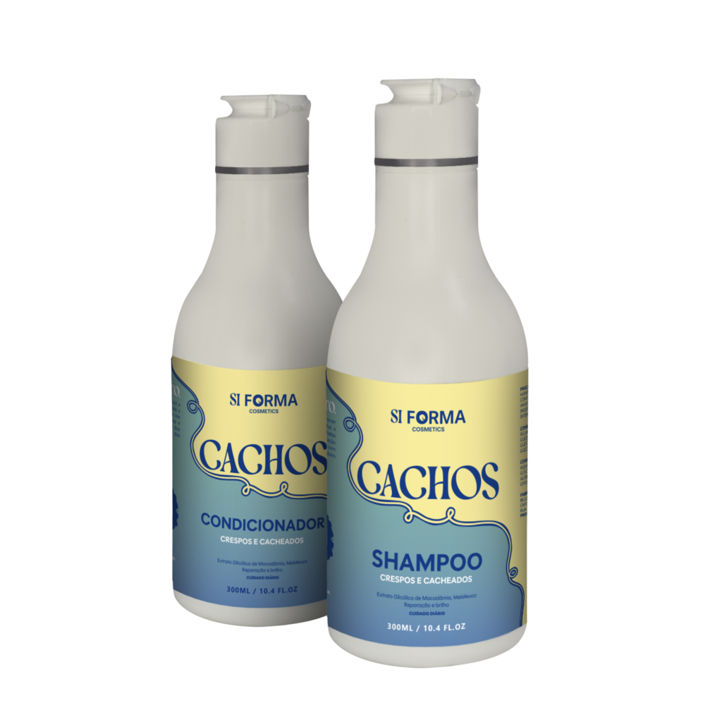 Kit Cachos Dia a Dia Shampoo e Condicionador Tratamento 2 Produtos