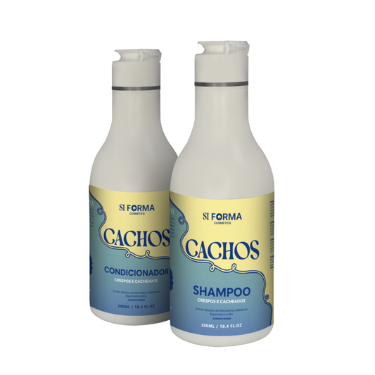 Kit Cachos Dia a Dia Shampoo e Condicionador Tratamento 2 Produtos