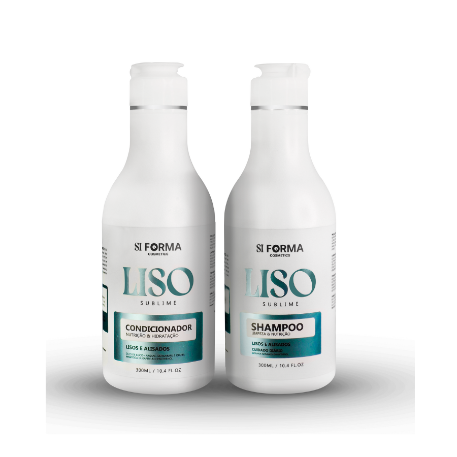 Shampoo e Condicionar Lisos Sublime Sem Sal Hidratação e Nutrição 300ml