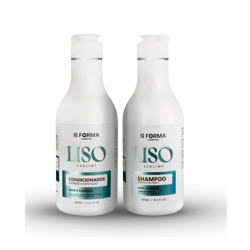 Shampoo e Condicionar Lisos Sublime Sem Sal Hidratação e Nutrição 300ml