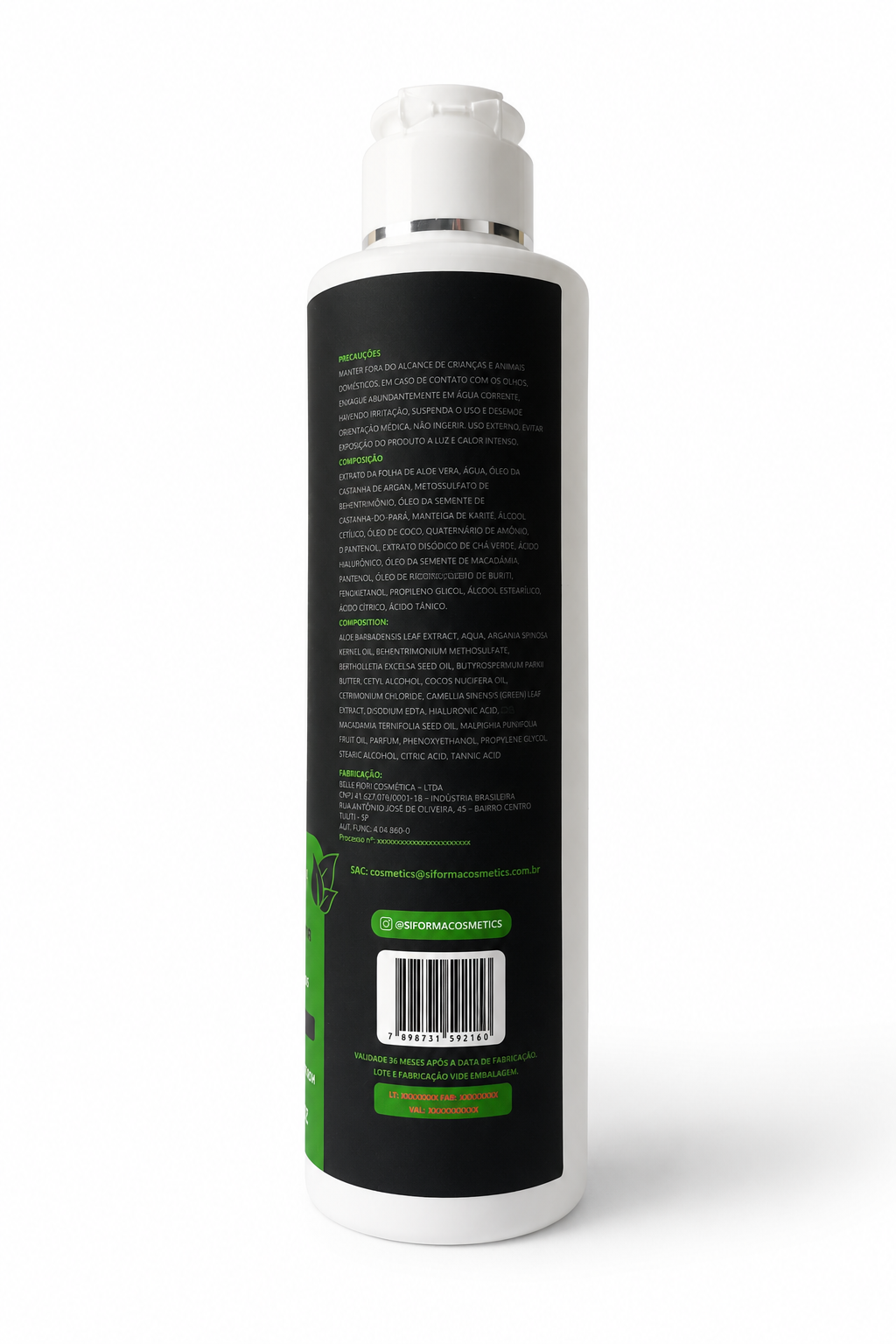 KIT Progressiva Orgânica Ultracondicionante Prime Greentech Si Forma Cosmetics