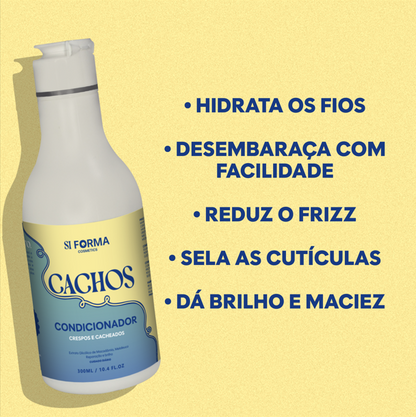 Kit Cachos + Perfume Capilar e Corporal Si Forma Pulse 6 produtos