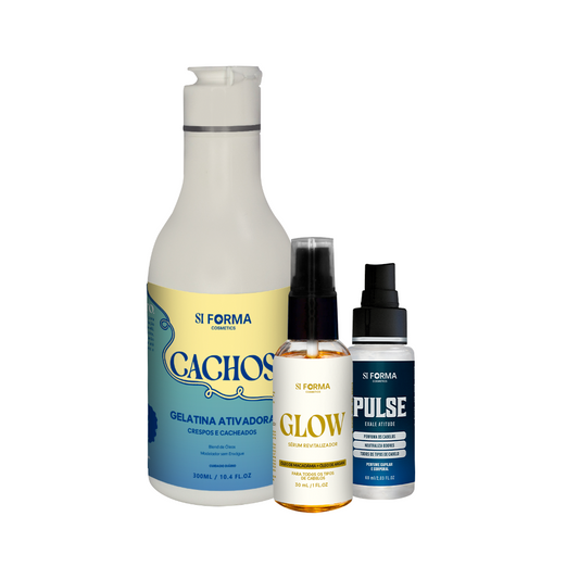 Kit Folia sem Frizz Glow + Pulse + Gelatina