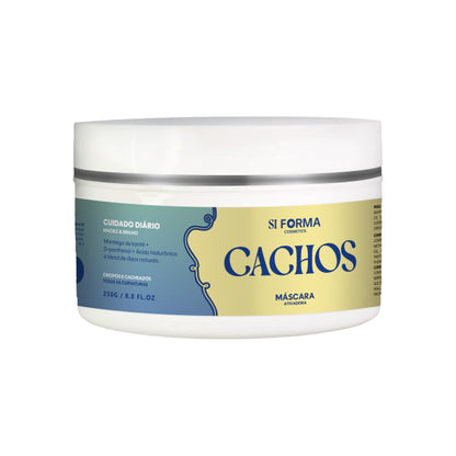Máscara Cachos Hidratação e Nutrição Tratamento Capilar Definição Anti Frizz 250g