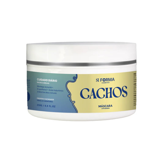 Máscara Cachos Hidratação e Nutrição Tratamento Capilar Definição Anti Frizz 250g